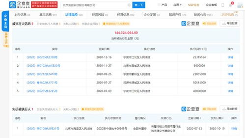 安控科技風(fēng)波再起 新增執(zhí)行案件，累計(jì)執(zhí)行金額突破1.44億，軟件開發(fā)與技術(shù)轉(zhuǎn)讓業(yè)務(wù)受關(guān)注